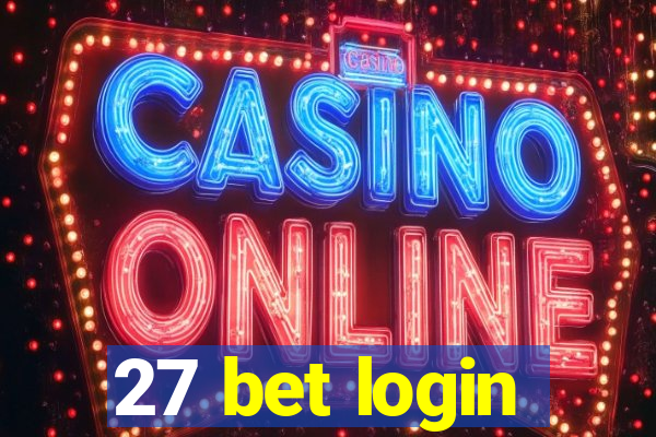 27 bet login